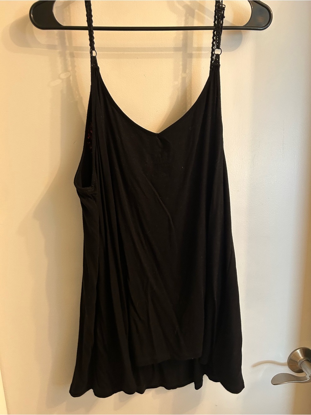 torrid Black Braided Strap Swing Camisole